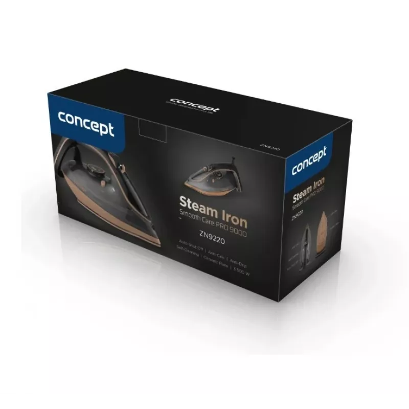 CONCEPT Żelazko parowe 3500W ZN9220 Ceramiczna stopa 380ml