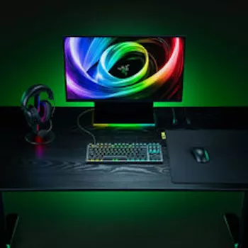 Razer Huntsman V3 Tenkeyless 8KHz Klawiatura gamingowa - układ niemiecki (QWERTZ), przełączniki optyczne Razer Analog Optical Switches Gen-2, Chroma RGB, czarna