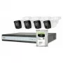 ABUS Security-Center TVVR33843T Kompletny zestaw z 4 analogowymi kamerami mini-tubowymi i rejestratorem