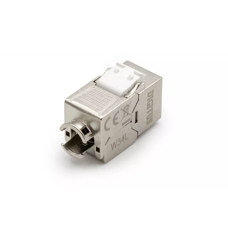 Moduł Keystone DIGITUS DN-93615-D CAT 6A, ekranowany, beznarzędziowy, 10GBase-T, 500 MHz, obudowa z cynku, styki złocone, T568A/B, gotowy na PoE++