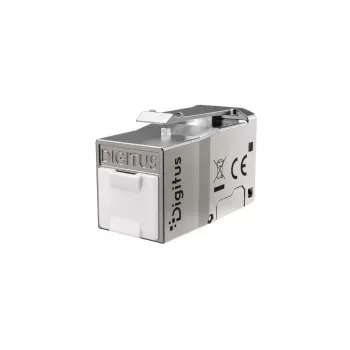 Moduł Keystone DIGITUS Cat. 6A, ekranowany, beznarzędziowy, RJ45, srebrny