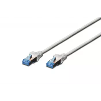 DIGITUS Ecoline Cat5e UTP Patch Cable RJ-45 do RJ-45, 0,5 m, szary, LSZH, Snagless, Gigabit Ethernet