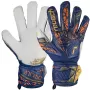 Rękawice bramkarskie Reusch Attrakt Grip Deep Blue/White/Shocking Orange Rozmiar 11