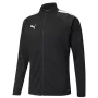 Puma teamLIGA Training Top męski z długim rękawem, rozpinany na ćwierć zamka, czarny, XL