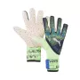 Rękawice bramkarskie PUMA Ultra Ultimate 1 NC Green Flash White Blue Glimmer 9.5