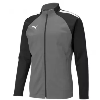 Puma teamLIGA Training męska bluza treningowa z zamkiem ćwierćdługim, kolor Puma Black-Asphalt, rozmiar L