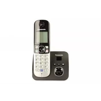 Panasonic KX-TG6821 DECT Telefon Bezprzewodowy z Automatyczną Sekretarką, Czarny