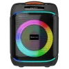 DENVER BPS-170 400W Bluetooth Głośnik Party z Oświetleniem RGB, TWS, Karaoke, Radio FM, Wejścia USB/SD/AUX/Mikrofon