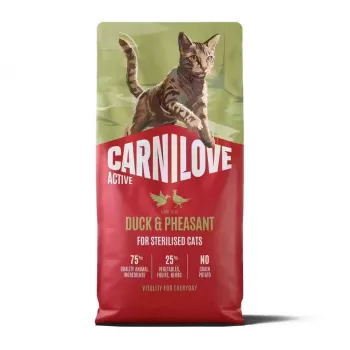 CARNILOVE ACTIVE Sucha karma dla kota z kaczką i bażantem dla dorosłych kastrowanych wszystkich ras 6 kg