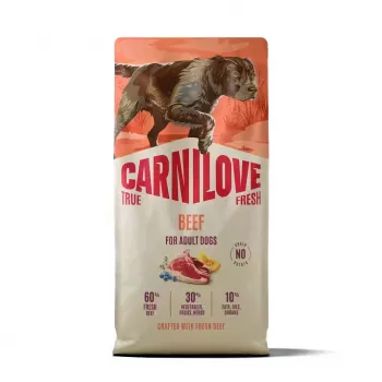 CARNILOVE TRUE FRESH Sucha karma dla psów Wołowina dla dorosłych wszystkich ras 12 kg