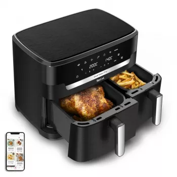 Tefal ActiFry Dual Motion Frytownica EY9428E 1,7 kg Czarny