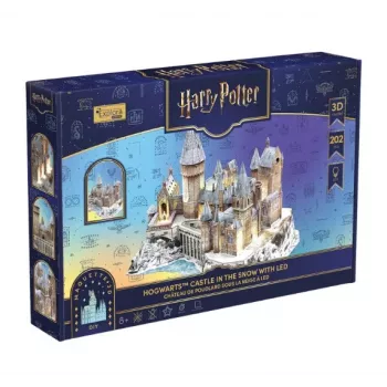 CubicFun Puzzle 3D Harry Potter Zamek Hogwart w śniegu z LED