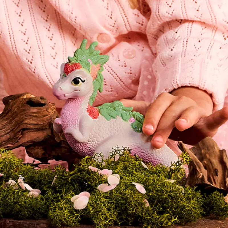 Schleich Bayala Magiczny Dinozaur z Jeźdźcem Elfem Zestaw Figur