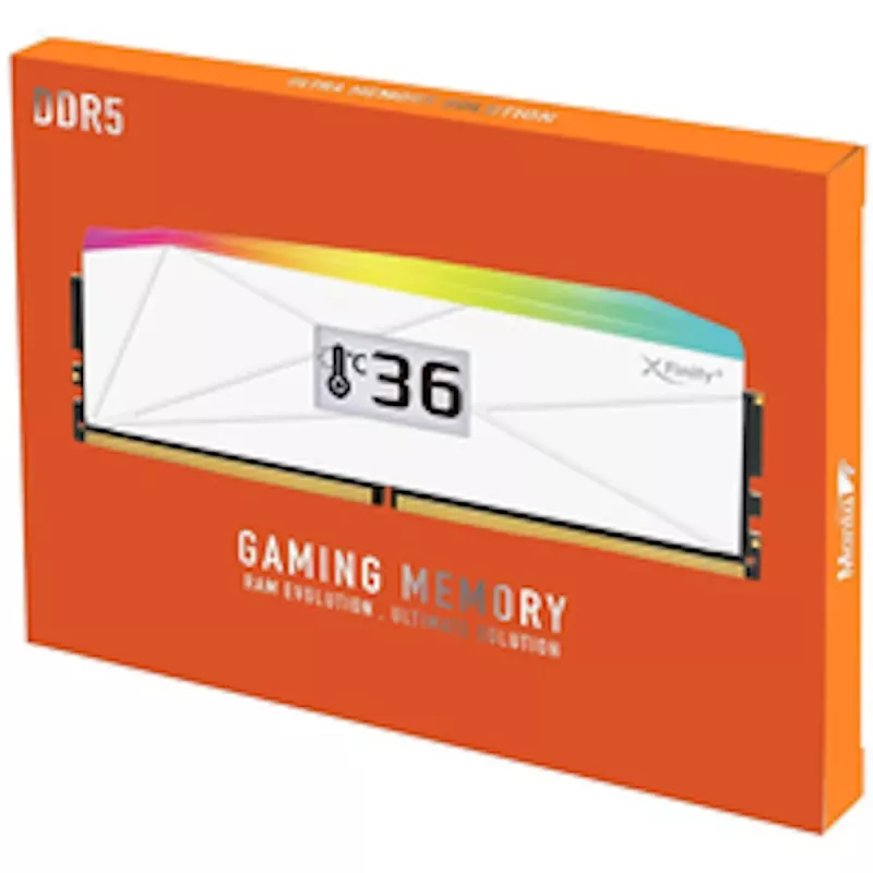 V-Color Manta XFinity+ aRGB DDR5-8000 RAM, CL40, EXPO - 32 GB Dual-Kit, Biały