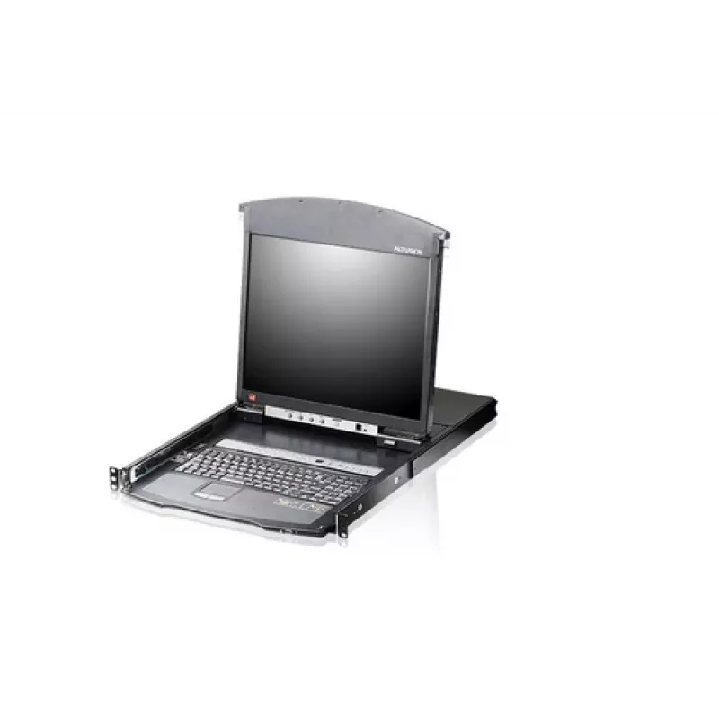 ATEN KL1508AiM F 17-calowy LCD IP KVM Switch - 8-portowa konsola Rackmount z dostępem zdalnym