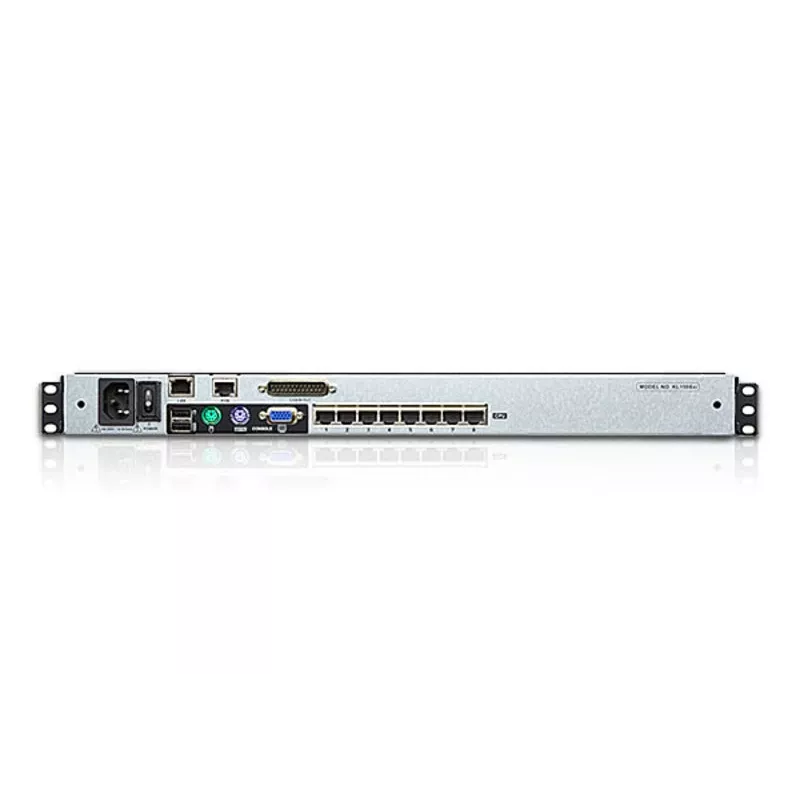 ATEN KL1508AiM F 17-calowy LCD IP KVM Switch - 8-portowa konsola Rackmount z dostępem zdalnym