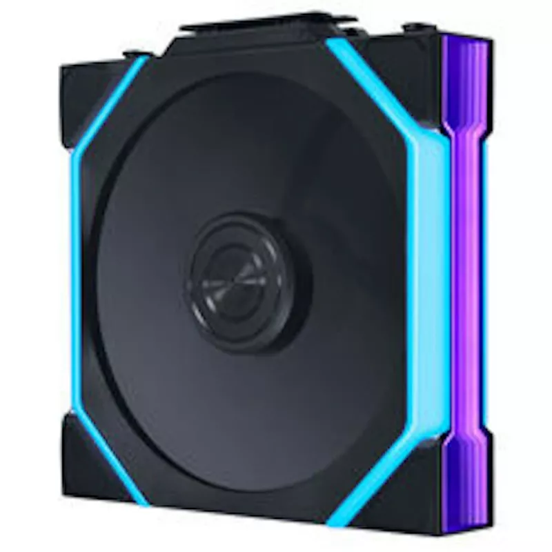 Lian Li UNI FAN SL FLEX Wireless ARGB Reverse Blade 120mm PWM Wentylator - 3 szt. z kontrolerem, czarny
