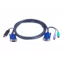 ATEN Intelligent KVM Cable 2L-5502UP - Kabel combo do klawiatury, wideo i myszy (KVM)