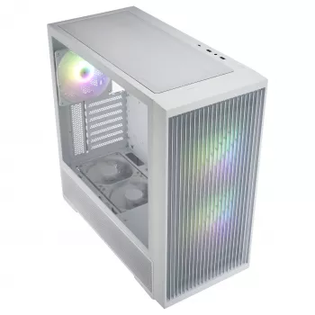 Fortron M330 Biała obudowa Micro-ATX Tower, hartowane szkło, 1x120mm wentylator