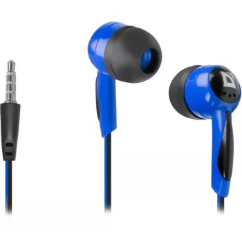 Defender EARPHONES BASIC 604 Przewodowa słuchawka douszna z mikrofonem, czarno-niebieska