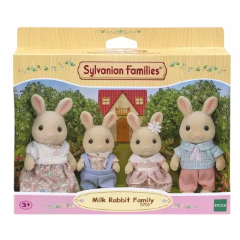 EPOCH Sylvanian Families Milk Rabbit Family Zestaw Figurek