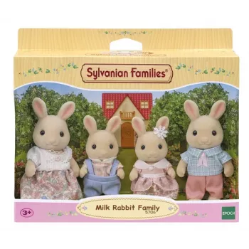 EPOCH Sylvanian Families Milk Rabbit Family Zestaw Figurek
