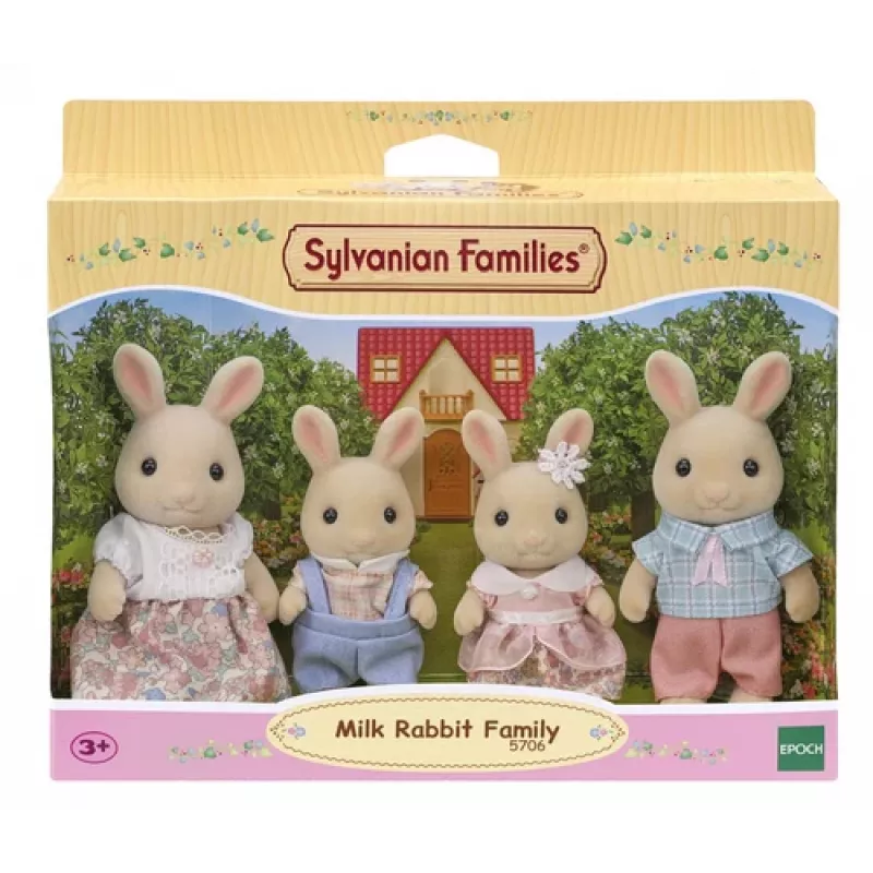 EPOCH Sylvanian Families Milk Rabbit Family Zestaw Figurek