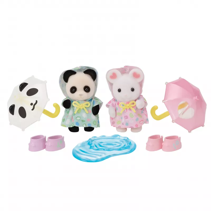 Sylvanian Families Przedszkolni Przyjaciele Zestaw na Deszczową Pogodę