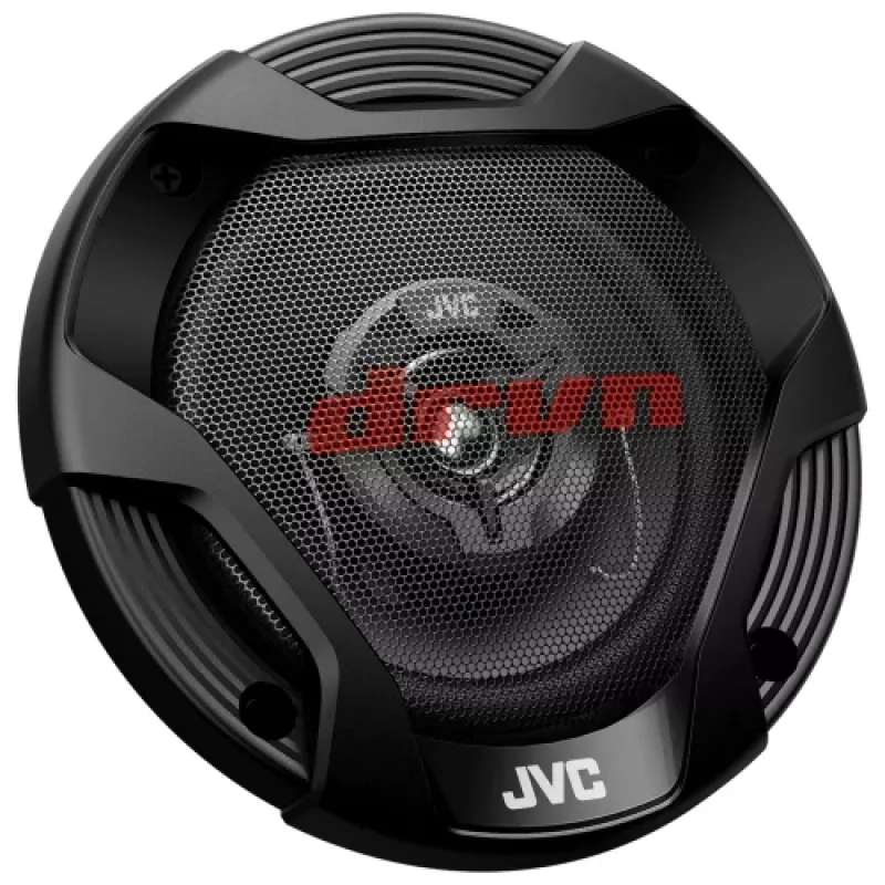 JVC CS-DR422 4-calowe 2-drożne współosiowe głośniki samochodowe z membranami z miki węglowej i hybrydowymi zawieszeniami (para)