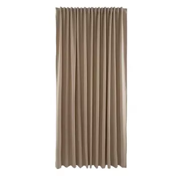 Bari Panel Zasłonowy Jasnoszary 260x280 cm, Przepuszczający Światło, Jednolity, Bez Podszewki, 1 Panel