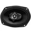 JVC CS-DR6932 6x9 cala 3-drożne głośniki współosiowe do samochodu, 500W mocy szczytowej, 70W RMS, woofer z miki węglowej, głośniki wysokotonowe PEI, 4 Ohm