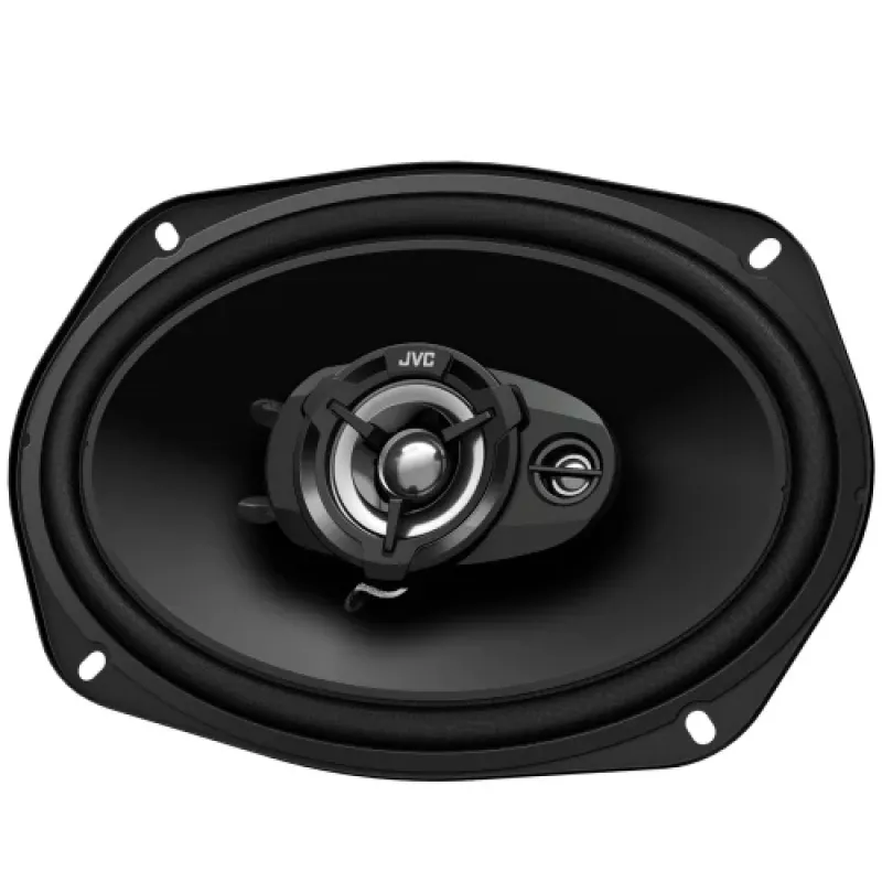 JVC CS-DR6932 6x9 cala 3-drożne głośniki współosiowe do samochodu, 500W mocy szczytowej, 70W RMS, woofer z miki węglowej, głośniki wysokotonowe PEI, 4 Ohm