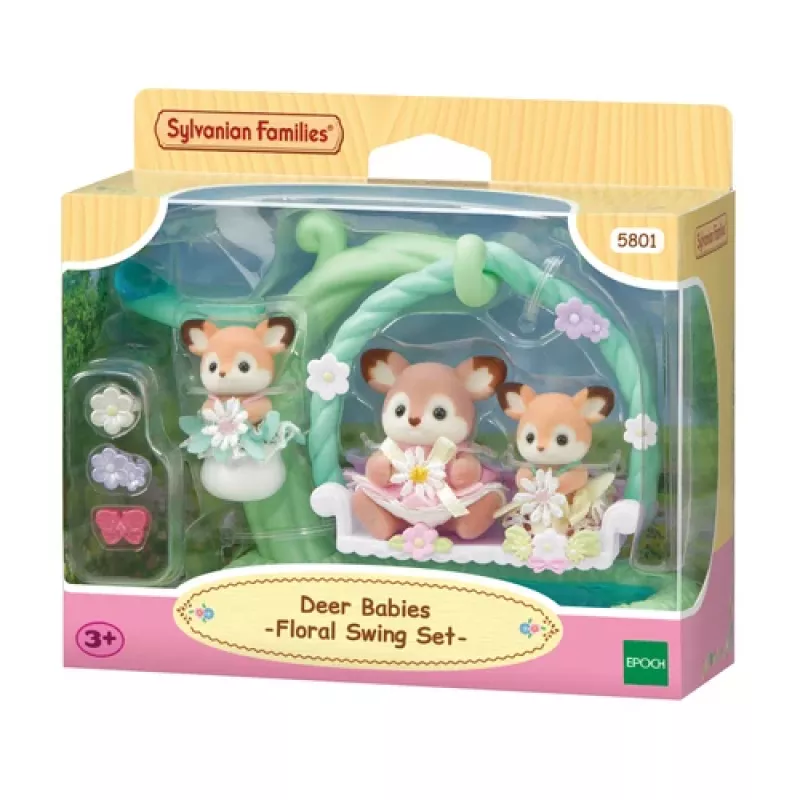 Sylvanian Families Jelonki z Huśtawką Kwiatową