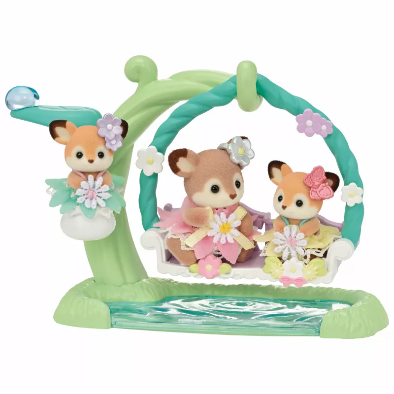 Sylvanian Families Jelonki z Huśtawką Kwiatową