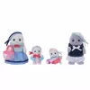 Sylvanian Families Zestaw figurek Rodziny Fok - Glenn, Amanda i dziecko Nicola z akcesoriami