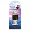 PULIO Digital Watch LED Diakakis - Zegarek dla dzieci Frozen z czerwonym wyświetlaczem LED, niebiesko-fioletowym silikonowym paskiem, oficjalna licencja Disney Frozen