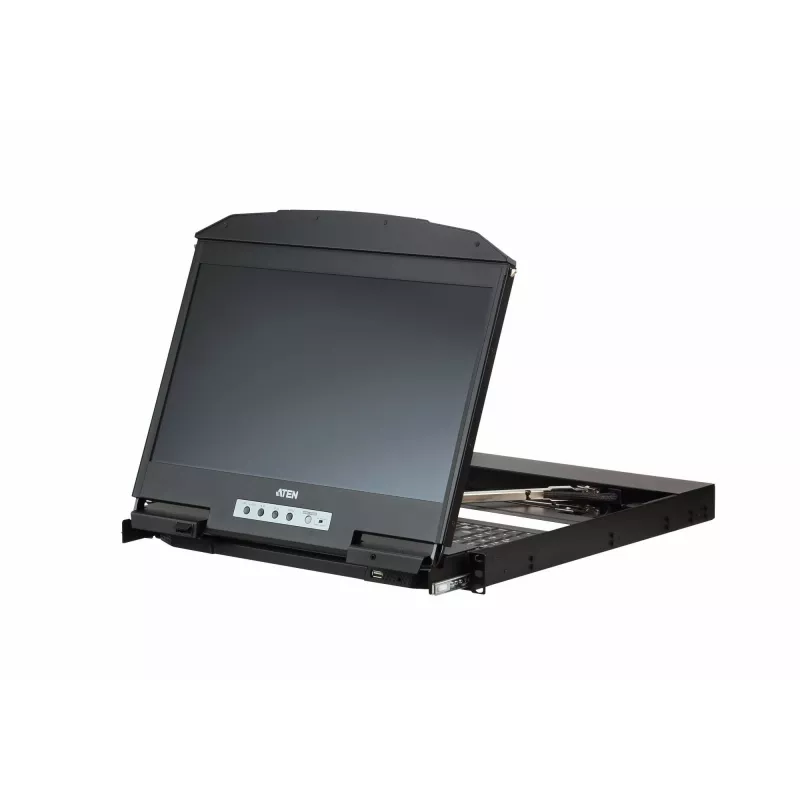 ATEN CL3800NW 18,5 cala konsola KVM LCD Dual Rail USB HDMI-DVI