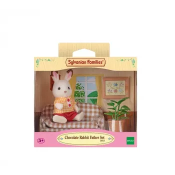 Sylvanian Families Zestaw Salon Ojciec Królik Czekoladowy