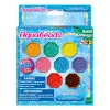 EPOCH Aquabeads Zestaw uzupełniający brokatowych koralików - 800 koralików w 8 kolorach