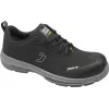 Buty ochronne NO NAME SJ FLUXS3S Low 46 - S3S SR FO HRO, nosek kompozytowy, bez metalu, czarno-szare