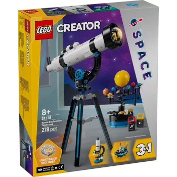 LEGO Creator 3-in-1 Space Rover Explorer 31107 Zestaw konstrukcyjny, 510 elementów, dla dzieci od 8 lat