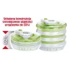 MPM Suszarka do grzybów MSG-06 - 5-poziomowa suszarka do żywności, 250W, regulacja temperatury 35-70°C, biała