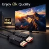 QOLTEC Kabel DisplayPort M/M V2.1 40G 0,5 m