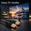 QOLTEC Kabel DisplayPort M/M v2.1 80G 1,5 m czarny