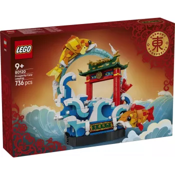 LEGO 80120 Zestaw konstrukcyjny Skaczący Karp Prosperity