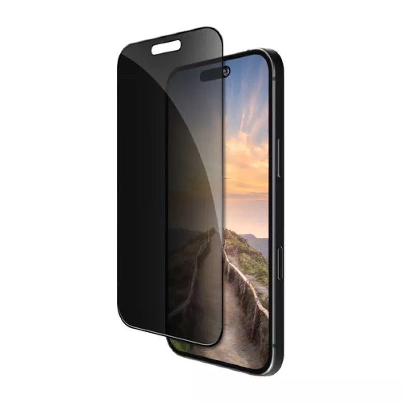 dbramante1928 Privacy Screen Protector do Apple iPhone 17 Pro Max - szkło hartowane, twardość 9H, czarna ramka