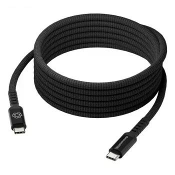 dbramante1928 Copenhagen USB-C do USB-C pleciony kabel 1m czarny