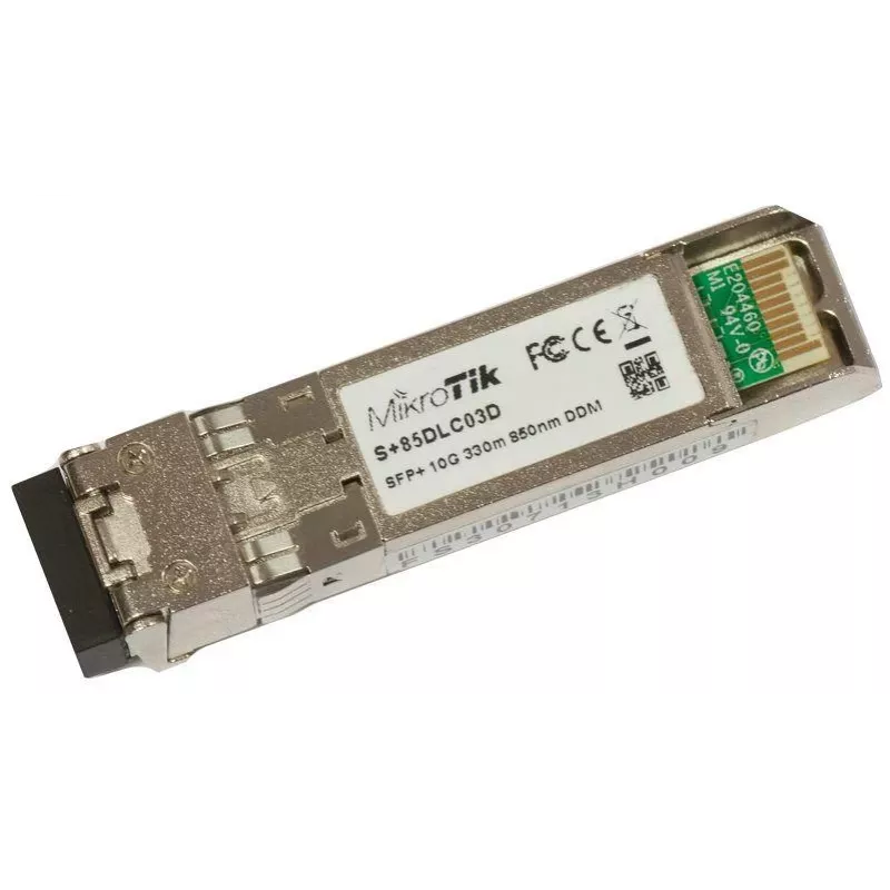 MikroTik S+85DLC03D 10G SFP+ 850nm Transceiver wielomodowy LC, 300m