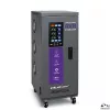 Qoltec Trójfazowy stabilizator napięcia AVR MULTIPROTECTION 10kVA ±3% Serwomotor 3F LCD Expert Line