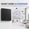 Qoltec 52722 Smart Wi-Fi Light Switch, 1-Kanałowy, Panel Dotykowy, Timer, Tuya/Smart Life, Czarny
